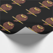 Owl Cartoon Cadeaupapier (Hoek)