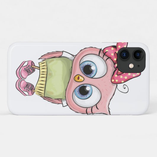 Owl Cartoon Case-Mate iPhone Case (Achterkant (horizontaal))