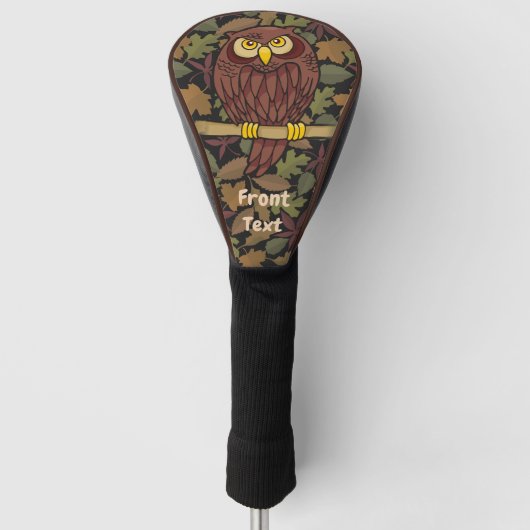 Owl Cartoon Golfheadcover (Voorkant)