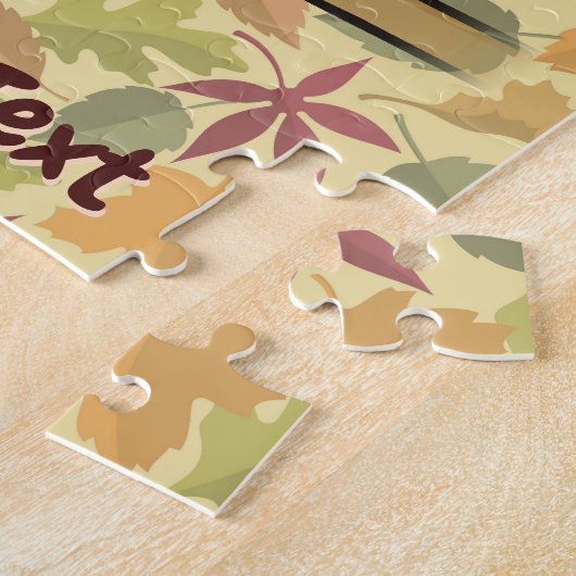 Owl Cartoon Jigzaag Puzzle Legpuzzel (Zijkant)