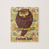 Owl Cartoon Jigzaag Puzzle Legpuzzel (Verticaal)