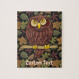 Owl Cartoon Jigzaag Puzzle Legpuzzel