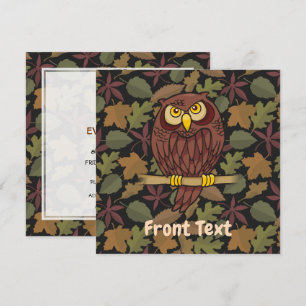 Owl Cartoon Kaart