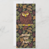 Owl Cartoon Kaart (Voorkant)