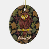 Owl Cartoon keramisch Ornament (Rechts)