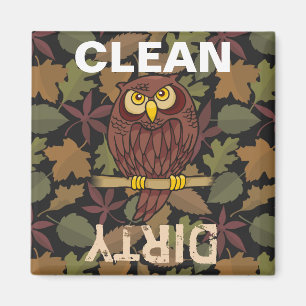 Owl Cartoon Magneet