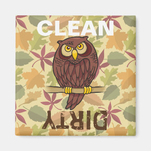 Owl Cartoon Magneet