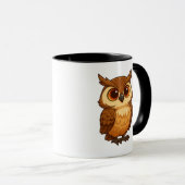 Owl cartoon mugs mok (Voorkant rechts)