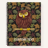 Owl Cartoon Notitieboek (Voorkant)