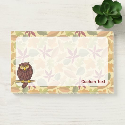 Owl Cartoon Post-it® Notes (Kantoor)