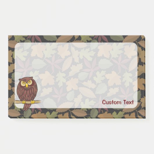 Owl Cartoon Post-it® Notes (Voorkant)