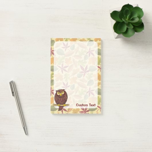 Owl Cartoon Post-it® Notes (Kantoor)