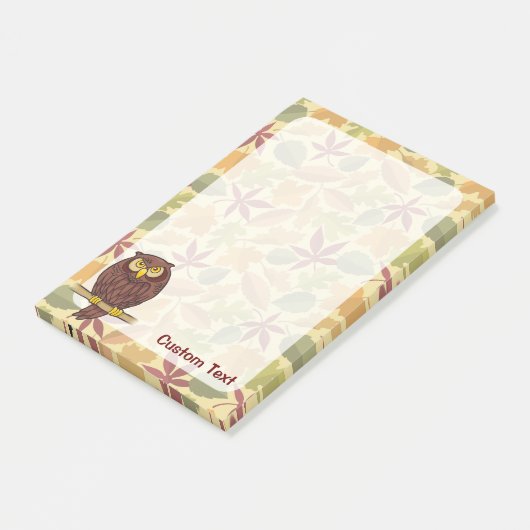 Owl Cartoon Post-it® Notes (Schuin)