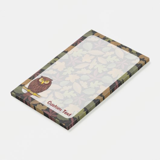 Owl Cartoon Post-it® Notes (Schuin)