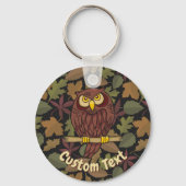 Owl Cartoon Sleutelhanger (Voorkant)
