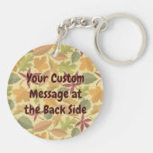 Owl Cartoon Sleutelhanger (Achterkant)