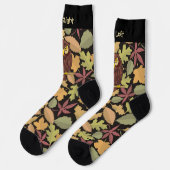 Owl Cartoon Socks Sokken (Links)