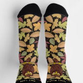 Owl Cartoon Socks Sokken (Top)