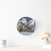 Owl Clock Ronde Klok (Huis)