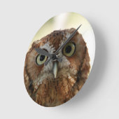 Owl Clock Ronde Klok (Hoek)