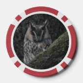 Owl Close-up Poker Chip (Achterkant)