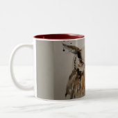 Owl Coffee cup Tweekleurige Koffiemok (Links)