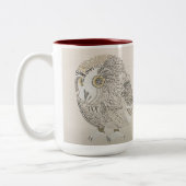 Owl Coffee-Mok Tweekleurige Koffiemok (Links)
