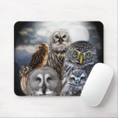 Owl Collage Muismat (Met muis)