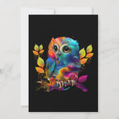 OWL COLORFUL ABSTRACT KAART (Voorkant)