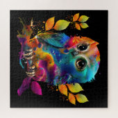 OWL COLORFUL ABSTRACT LEGPUZZEL (Horizontaal)