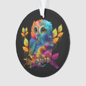 OWL COLORFUL ABSTRACT ORNAMENT (voorkant)
