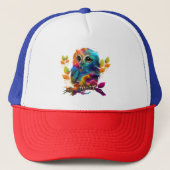 OWL COLORFUL ABSTRACT TRUCKER PET (Voorkant)