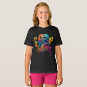 OWL COLORFUL ABSTRACTE T-Shirt (Voorkant volledig)