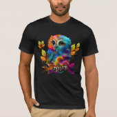 OWL COLORFUL ABSTRACTE T-Shirt (Voorkant)
