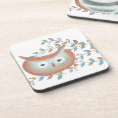 Owl Cork Onderzetters (Linkerzijde)