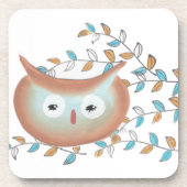 Owl Cork Onderzetters (Voorkant)