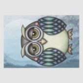 Owl Cute 22 Waterverf 15x20 Tissuepapier (Voorkant)