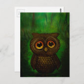 Owl cutie briefkaart (Voorkant / Achterkant)