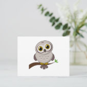 Owl Cutie Briefkaart (Staand voorkant)