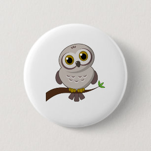 Owl Cutie Ronde Button 5,7 Cm