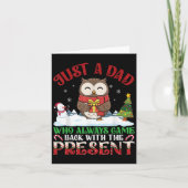 Owl Dad Who Always Came Back With The Present Chri Kaart (Voorkant)