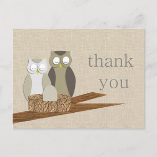 Owl Dank u Briefkaart