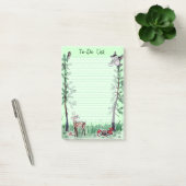 Owl Deer woud waterverf aan-do lijst Post-it® Notes (Kantoor)