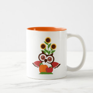 Owl design Coffee Mok Cup