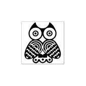 Owl Design Rubber Stamp Rubberstempel (Afrduk)