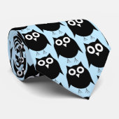 Owl design stropdas (Opgerold)