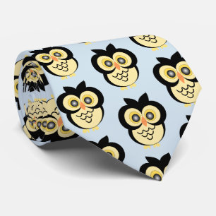 Owl design stropdas