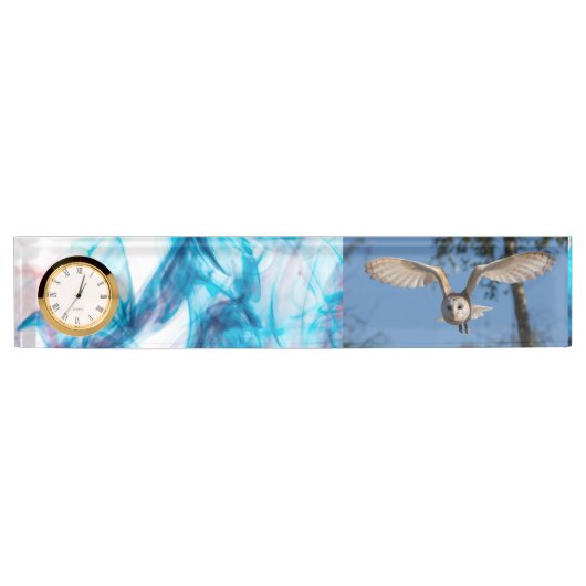 Owl Desk Name Bord Naambordje (Voorkant)