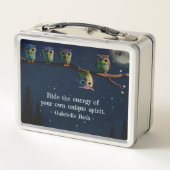 Owl die met de unieke Collage van het Citaat versc (Achterkant)