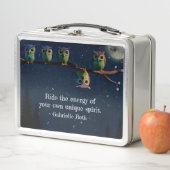 Owl die met de unieke Collage van het Citaat versc (In situ)